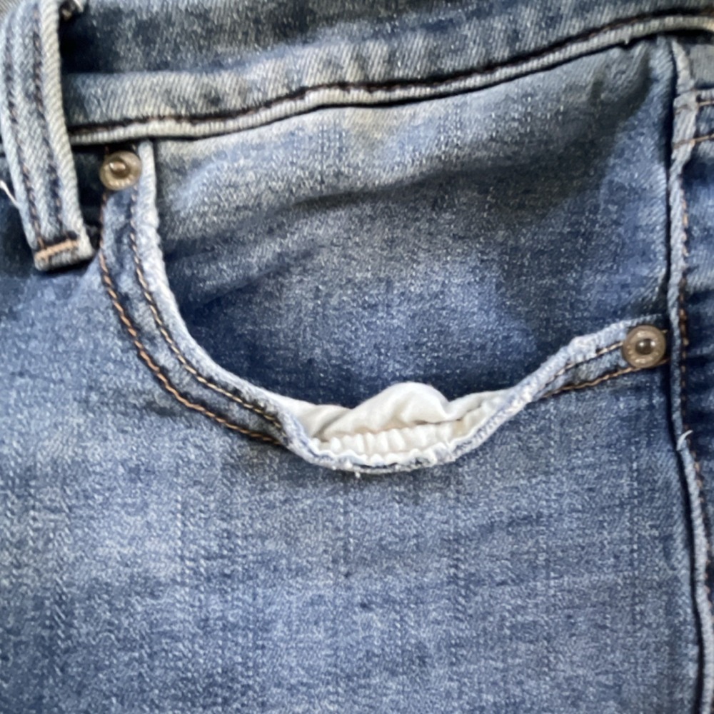 Lucky Brand Ava Mid Rise Skinny Ankle Jeans Blue Denim Stretch Women's 10 - Picture 7 of 15